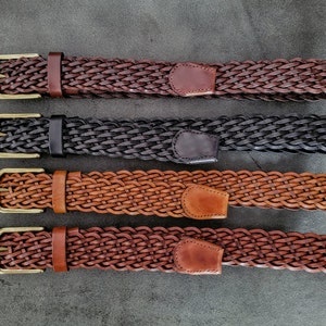 Skinny womens belt, Braided leather belt, hand braid womens belt leather woven belt for girl, Personalized special gifts, High waisted belt
