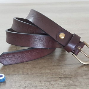 Leather women's belt Real vegetabled tanned Leather trousuer Belt for women gift Elegant Stylish and unique Premium quality jeans belt