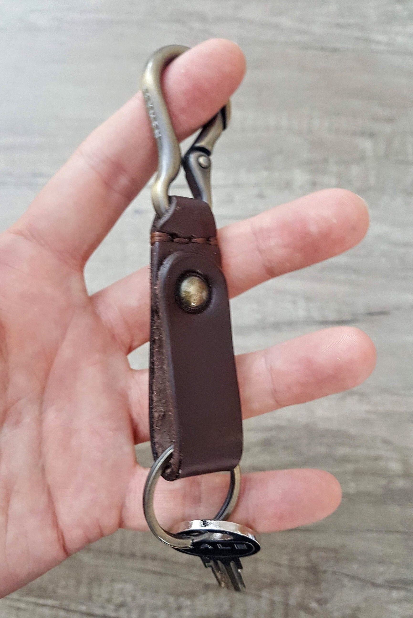 Leather Keychain Hanger Belt Loop Key Chain belt lanyard Etsy