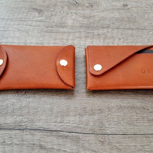 Cartera de cuero personalizada Multi bolsillo Flap doble cartera única tarjeta de cuero y soporte de moneda, cartera plegable personalizada, regalo minimalista para los hombres