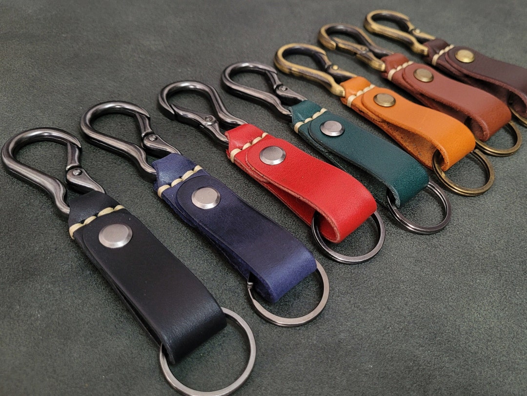 Leather Keychain Hanger Belt Loop Key Chain Belt Lanyard Keychain