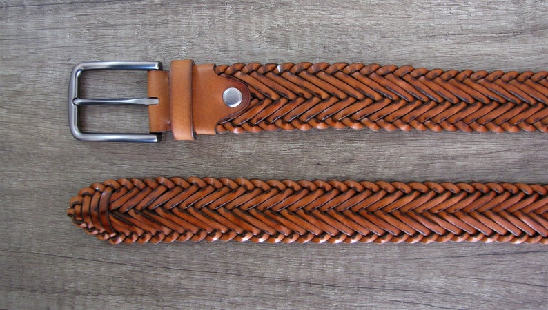 Personalized Belt Leather Braid Belt High Quality Hand Braided - Etsy