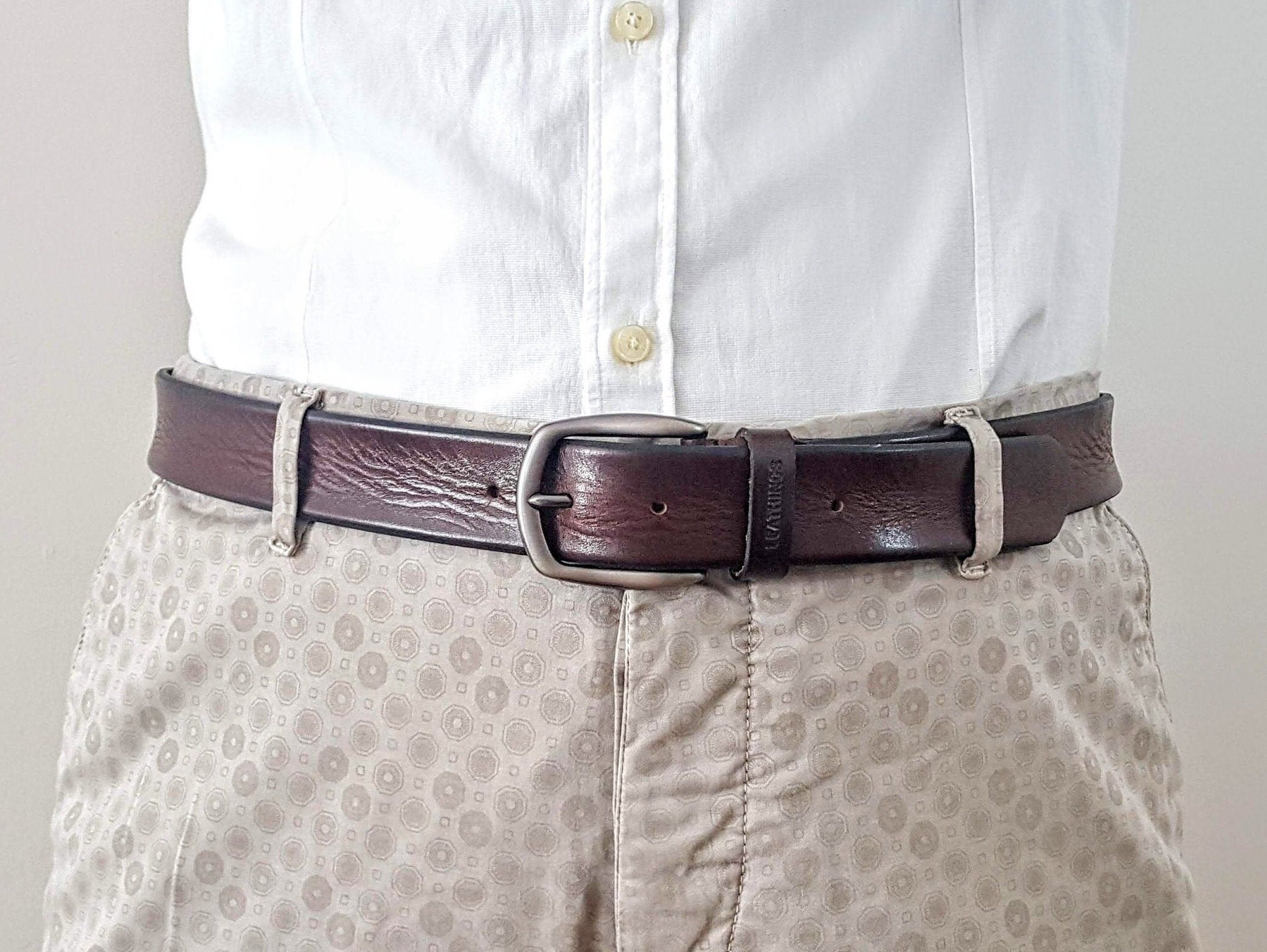 2020 Luxury Belt Men's Genuine Leather Belts Gold Buckle Waist Strap  for Jeans