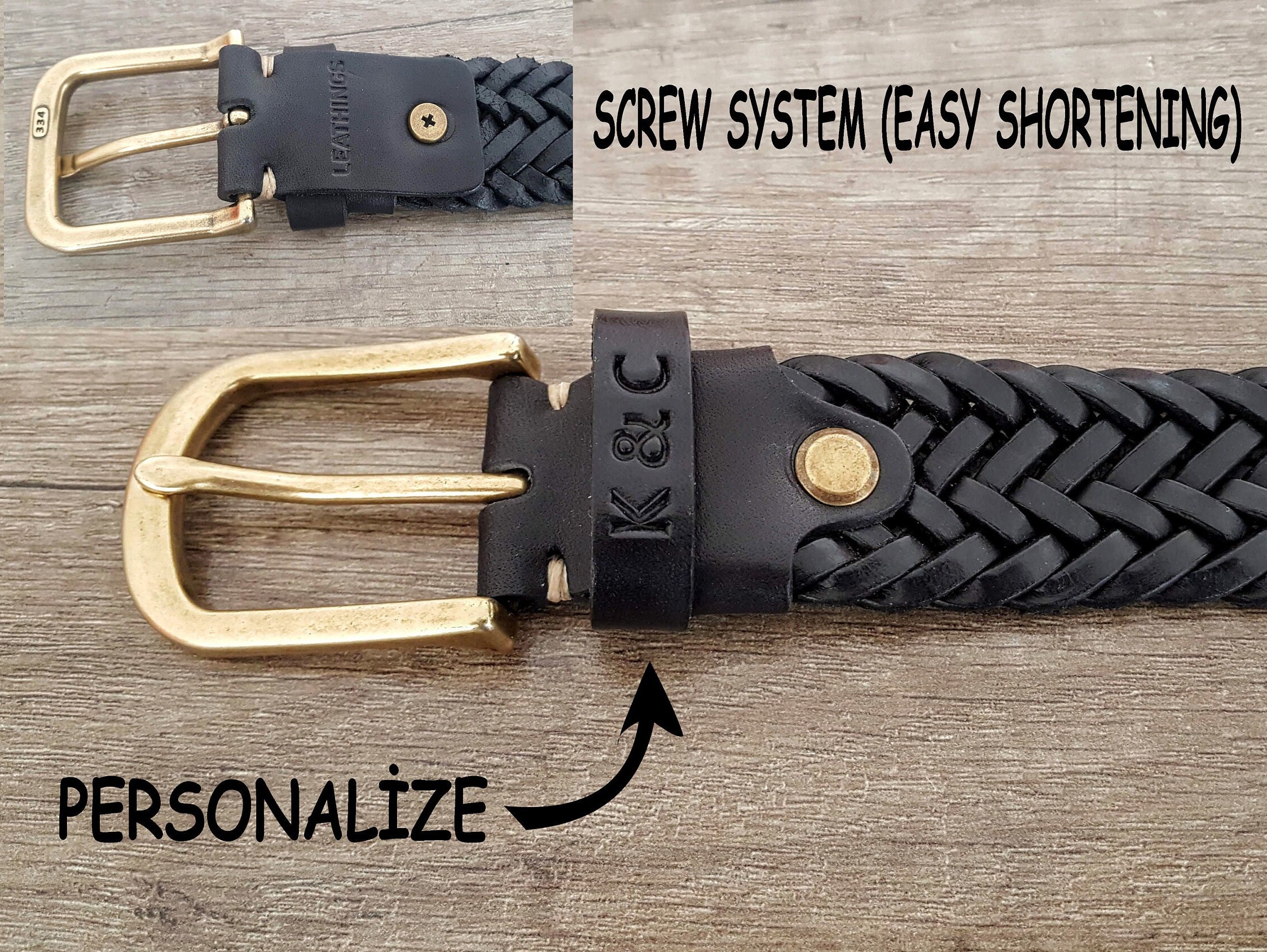 Braided Three-tone Belt with Gold-Tone Buckle and tortoiseshell accents. NWOT Time and Tru Women main image 4