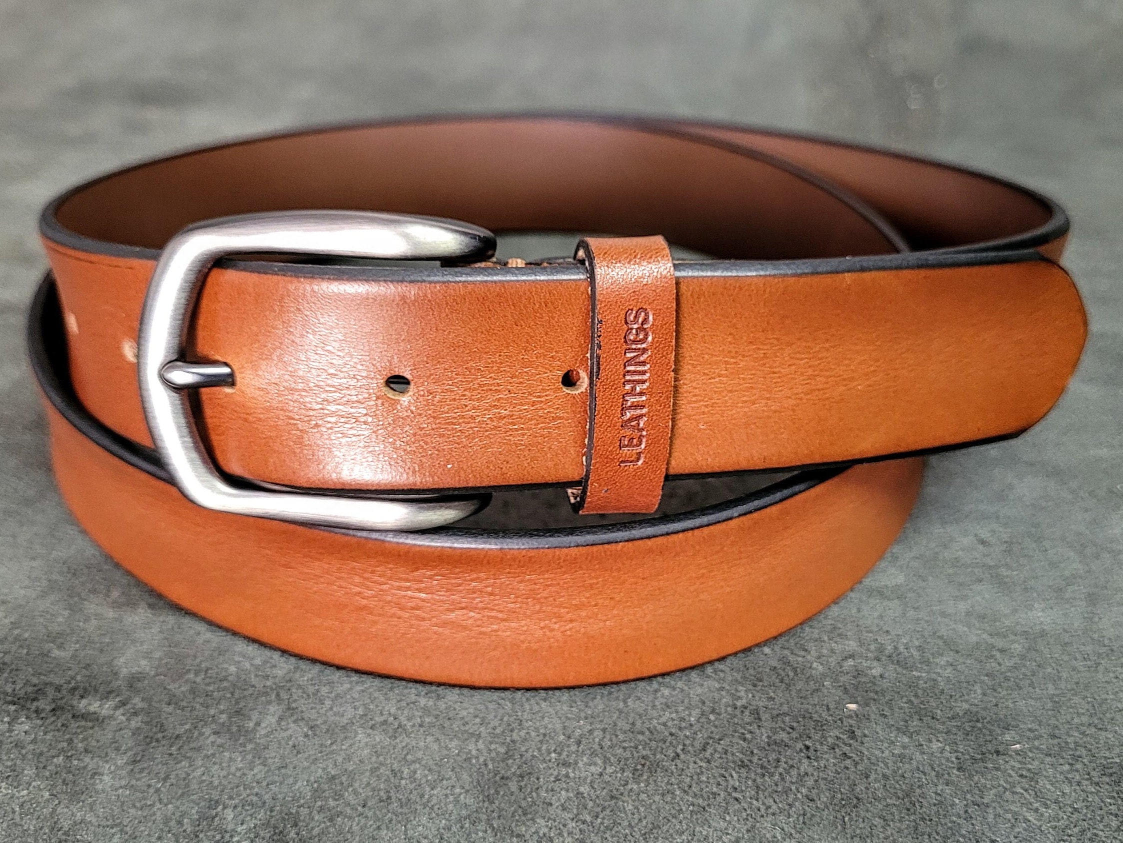 Elegant Leather Belt Unisex Full Handcrafted Belt for Men's
