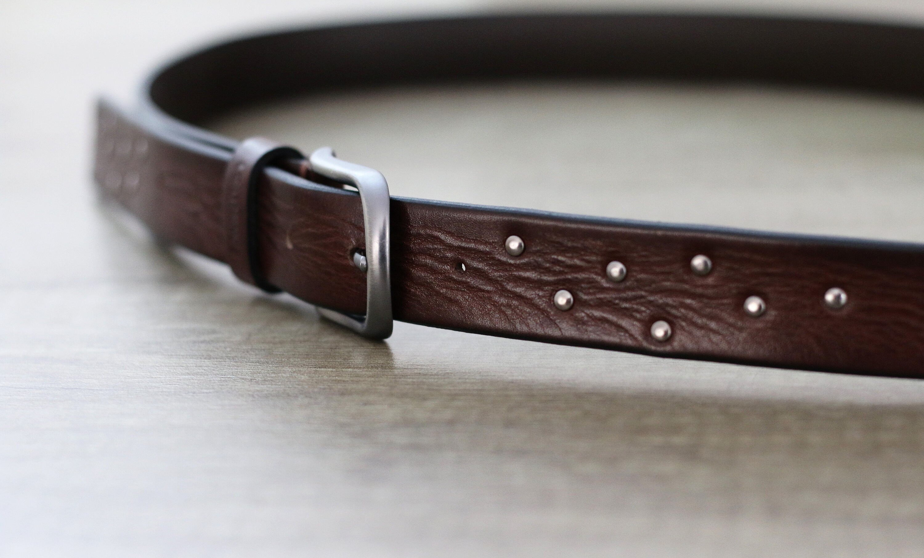 Womens Leather Belt Personalized with your Name or Phrase at no extra charge 
