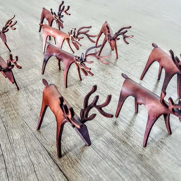 Adornos de animales de cuero, juguetes para decorar, llavero de cuero natural, perro, reno, gato, linda figura de animal, objeto de cuero único, regalos para el hogar y la oficina