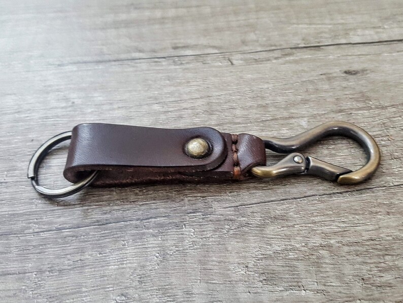 Leather Keychain Hanger Belt Loop Key Chain belt lanyard Etsy