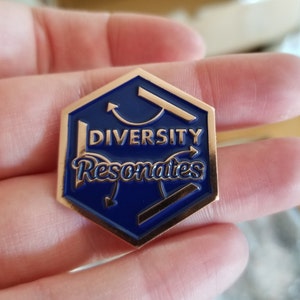 Diversity Resonates Enamel Pin