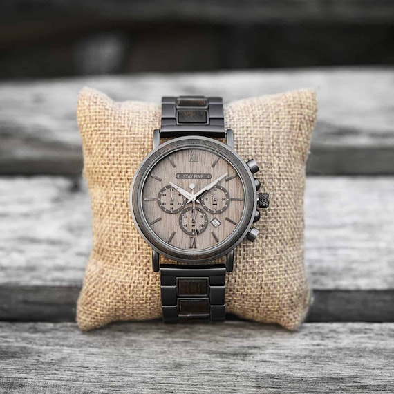 Anniversary Gift for Him,Wood Watch,Personalized Watch,Engraved Watch,Wooden Watch,Groomsmen Watch,Mens Watch,Boyfriend Gift,Gift for Dad