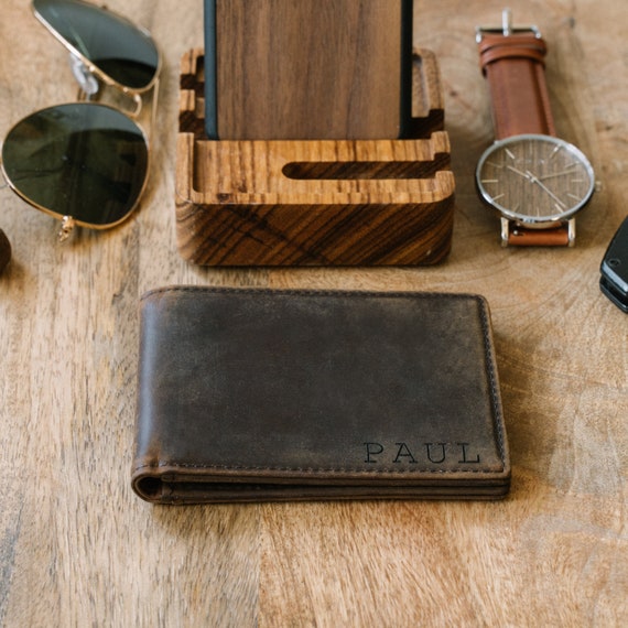 Personalized Wallet,Engraved Wallet,Mens Wallet,Custom Wallet,Leather Wallet