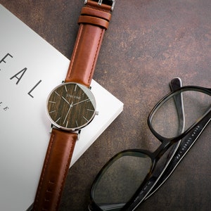 Wood Watch,Wooden Watch,Mens Watch,Groomsmen Watch,Personalized Watch,Engraved Watch,Engraved Wooden Watch,Personalized Wood Watch image 6