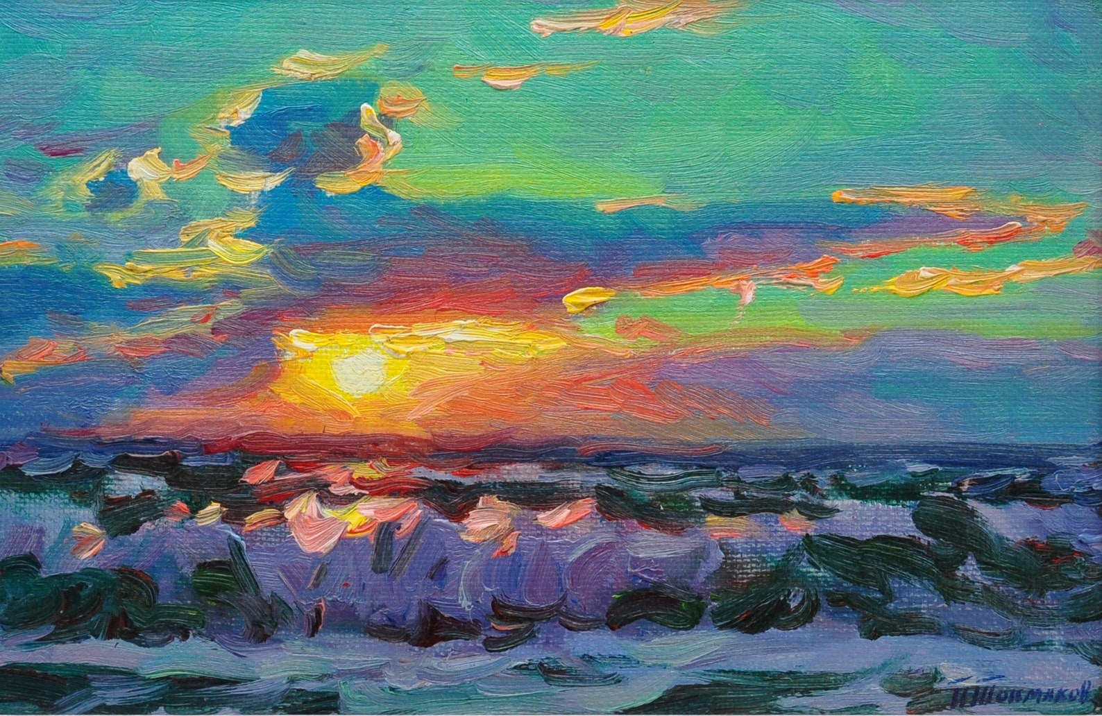 Original oil painting Ukrainian Painting Ukraine Odessa Etsy