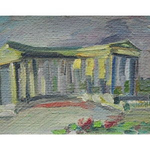 Original Oil Painting Landscape, Vintage Painting Original, Ukrainian artist Pavel Tokmakov, One of a kind