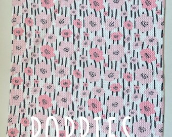 Toalla de cocina Amapolas – Toalla de algodón con estampado floral rojo brillante – Decoración de cocina para primavera o verano