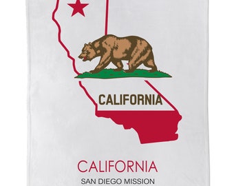 Manta de regalo personalizada con recuerdos de misión: manta con nombre personalizado, manta de forro polar acogedora, regalo personalizado para cumpleaños o festividades.