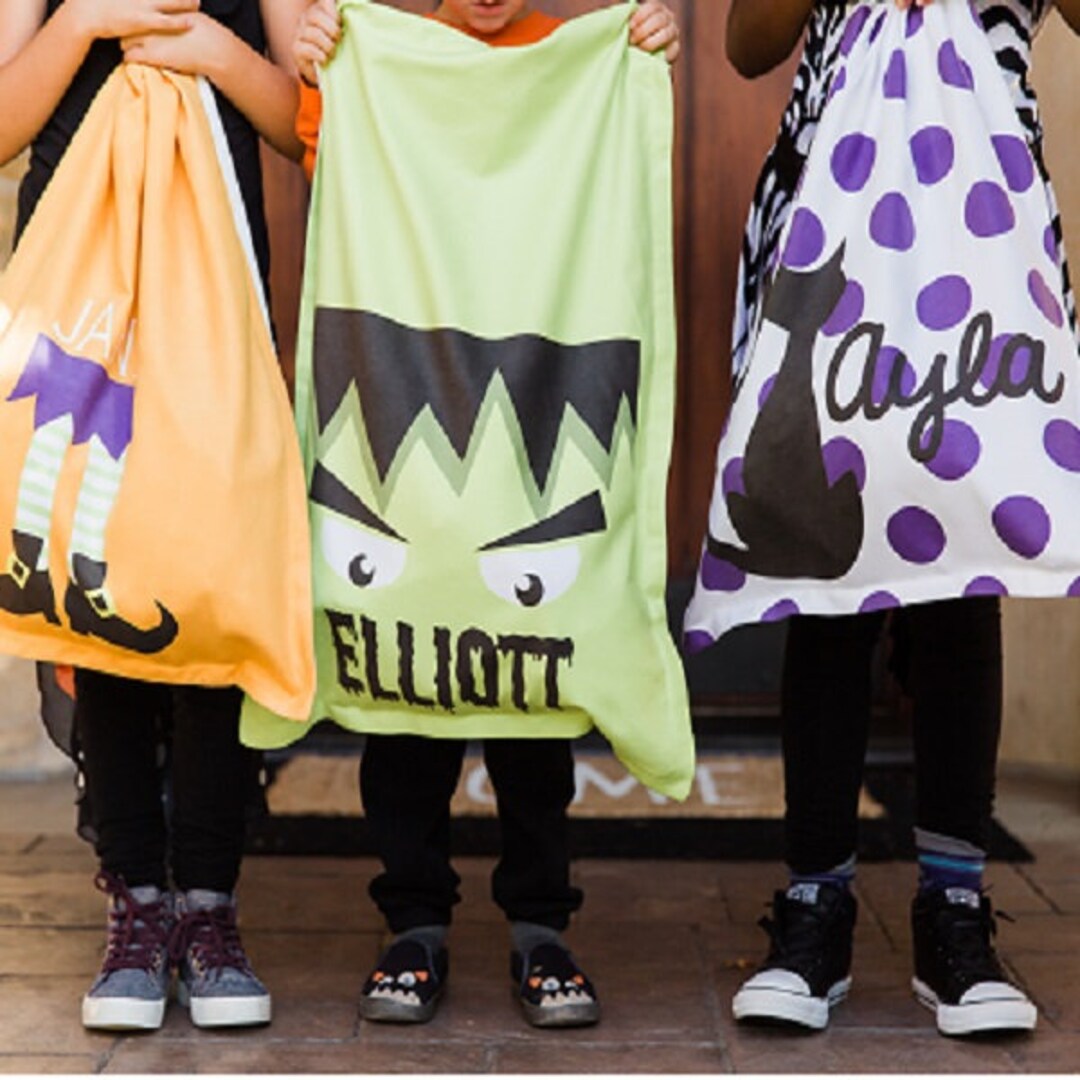 Trick or Treat Pillowcase Bags Etsy