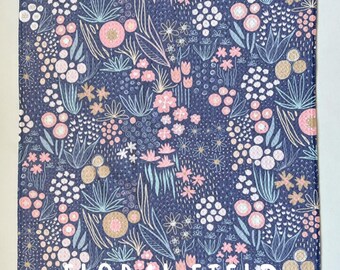 Toalla de cocina Floral Fields – Toalla de algodón con estampado de flores silvestres – Decoración rústica primaveral para la cocina