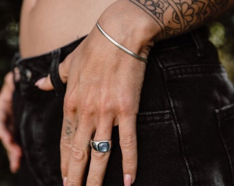 Braccialetto in argento a forma di serpente piatto/ Braccialetto a catena a forma di serpente da 3 mm/ Braccialetto in argento a spina di pesce/ Braccialetto a strati a forma di serpente/ Braccialetto in argento a forma di serpente da donna