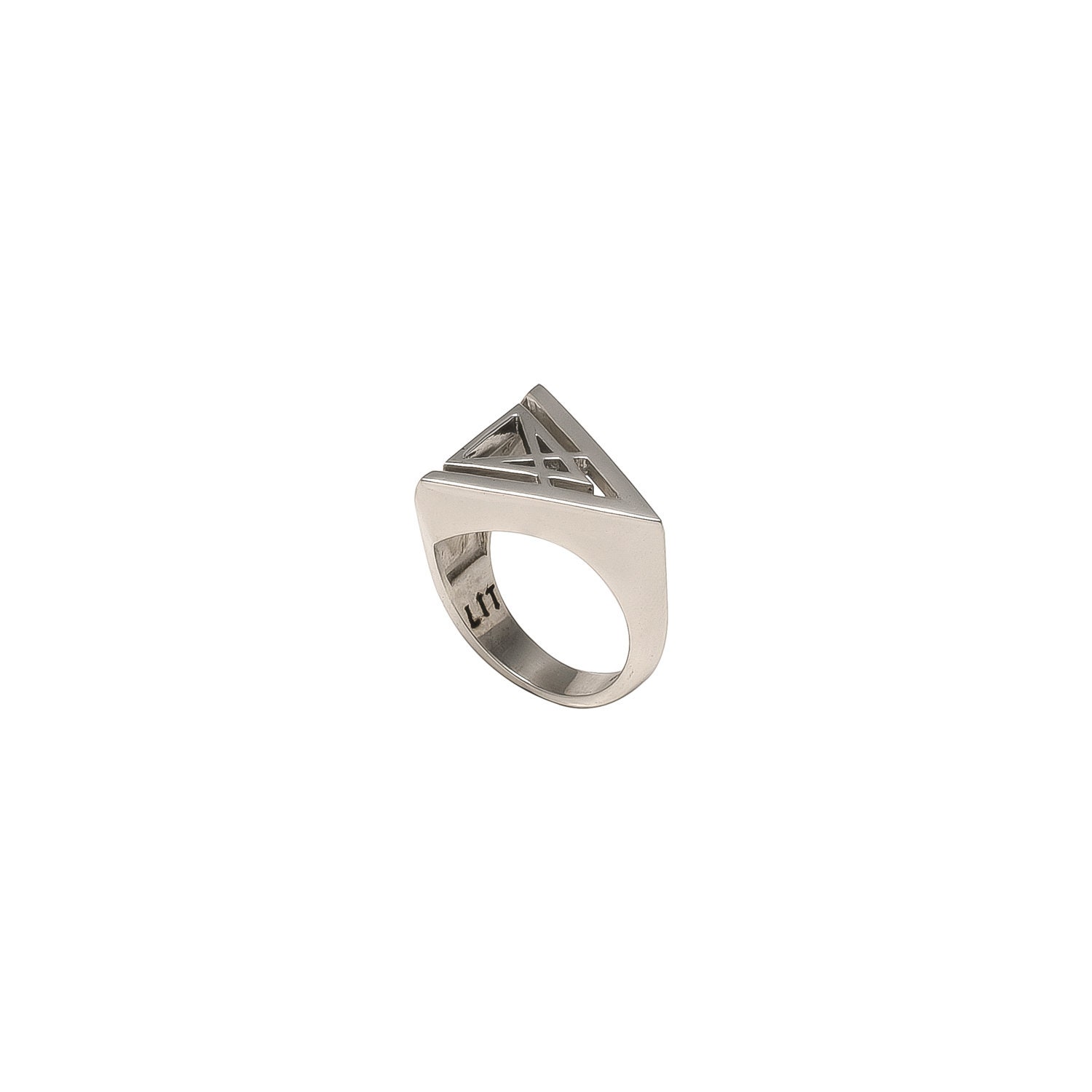 新品 GODSIZE TRIANGLE BAND RING シルバー925 - メルカリ