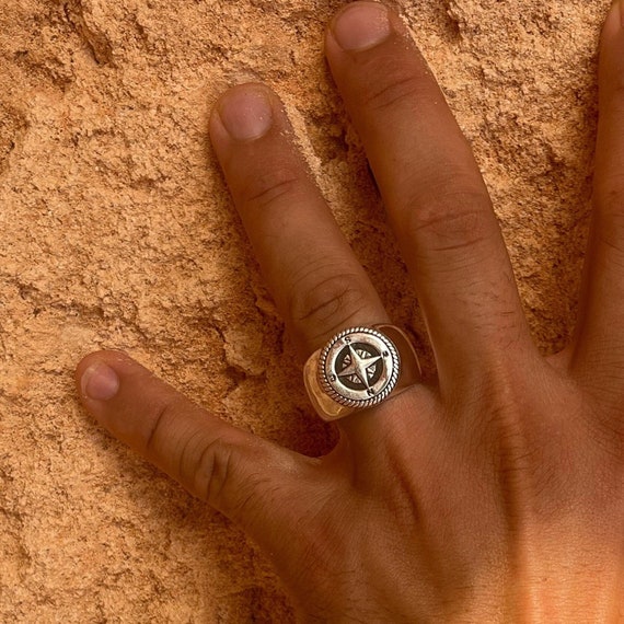 Serge denimes shop compass ring
