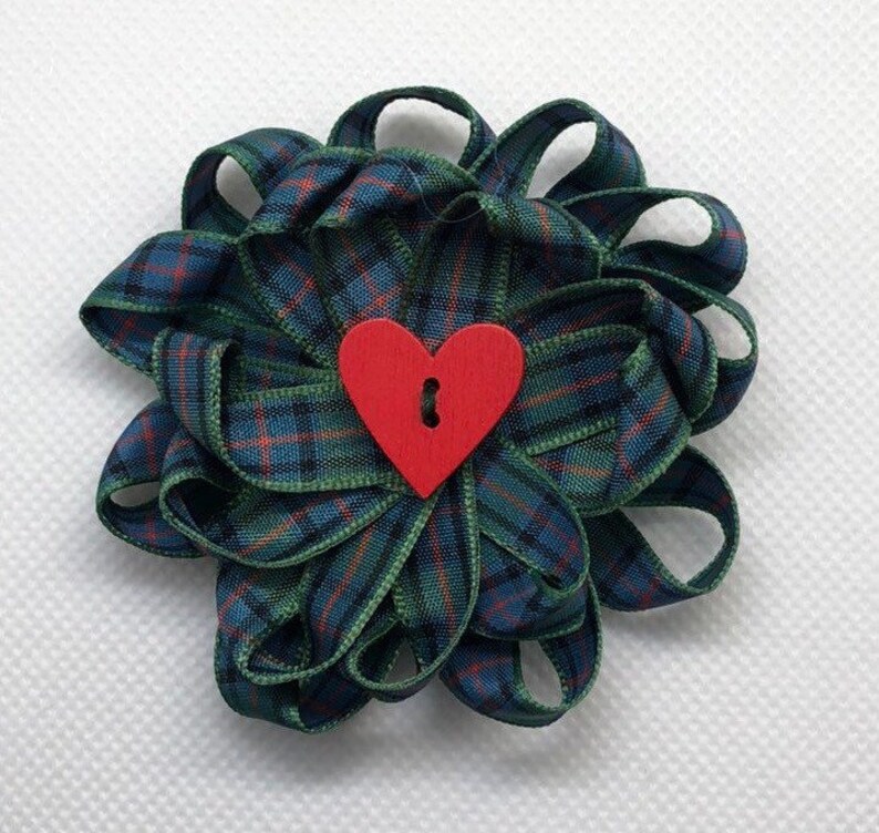 Tartan Brooch Etsy