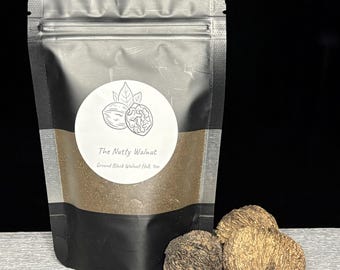 Ground black walnut hull, 2oz
