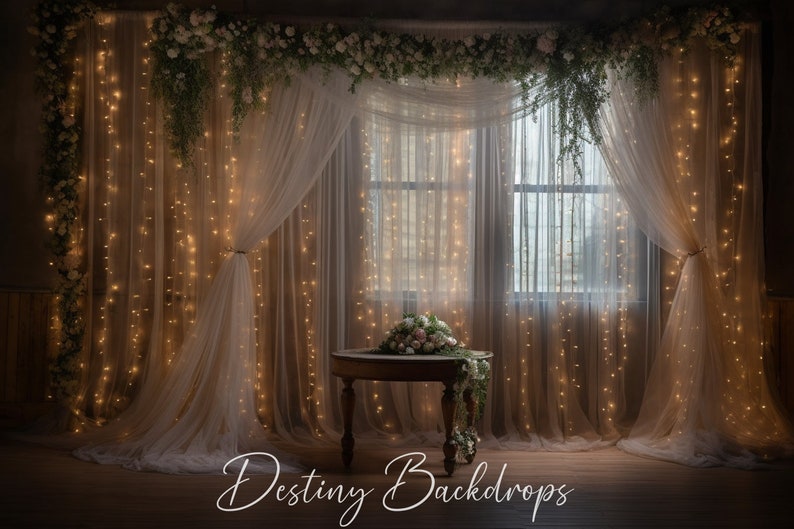 Fantasy Fairy Lights Backdrop Fine Art Fairy Light Curtain Etsy