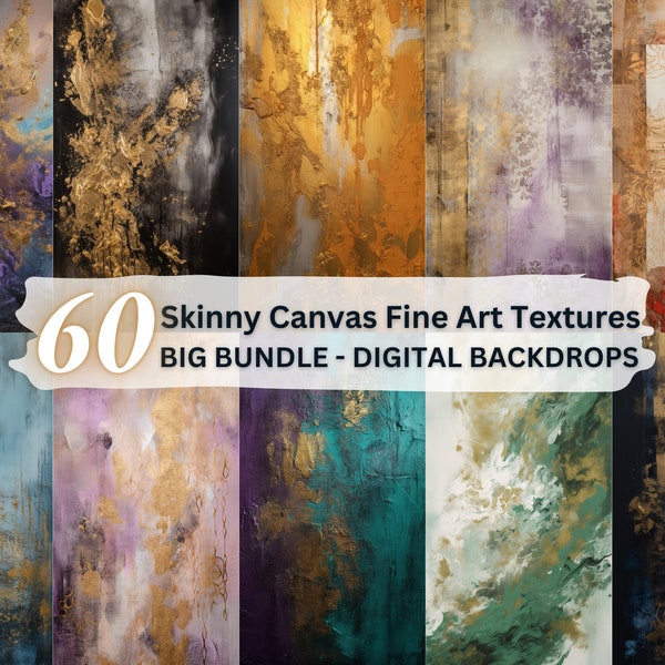 60 x Skinny Canvas Digital Backdrops Mega Bundle Maternity Backdrop Overlays Studio Backdrop Overlays Fine Art Textures Photoshop Overlays
