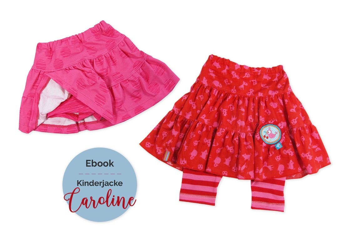 Ebook PDF Sewing Pattern Jersey Skirt With Sewnin Leggings Etsy