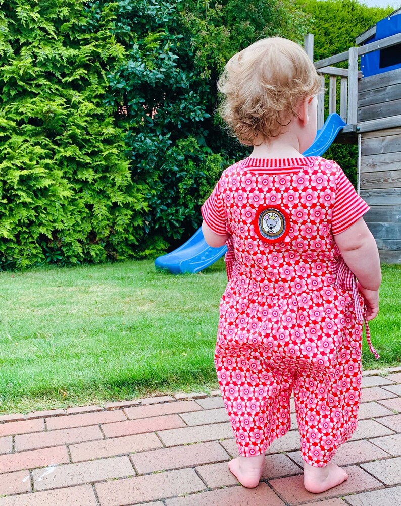 Paper Pattern Overalls Jumpsuit for Babies and Toddlers Size Etsy
