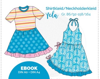 Ebook Kinder Sommerkleid YOLA Gr. 86/92 bis 158/164 in zwei Varianten