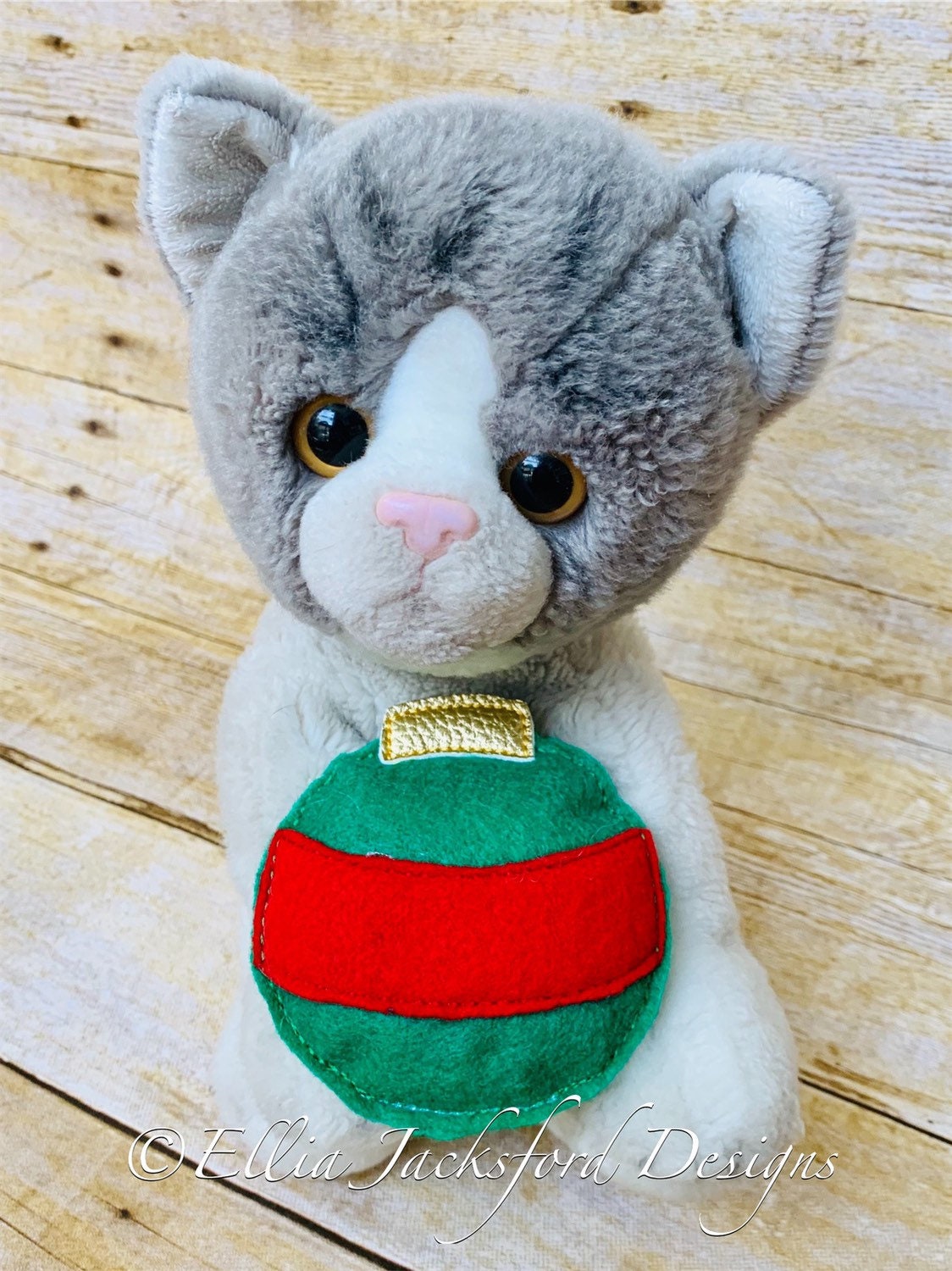 ITH Christmas Cat Toy Embroidery Design 2 FINISHES Etsy
