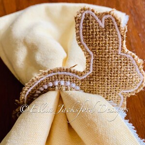 ITH Bunny Napkin Rings image 6