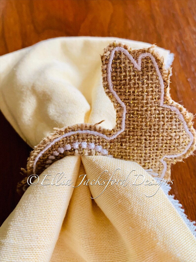 ITH Bunny Napkin Rings image 6