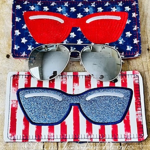 ITH Sunglasses Case Embroidery Design 2 FINISHES