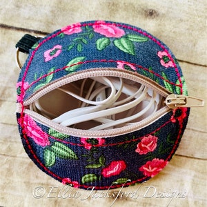 ITH Earbud Holder Embroidery File