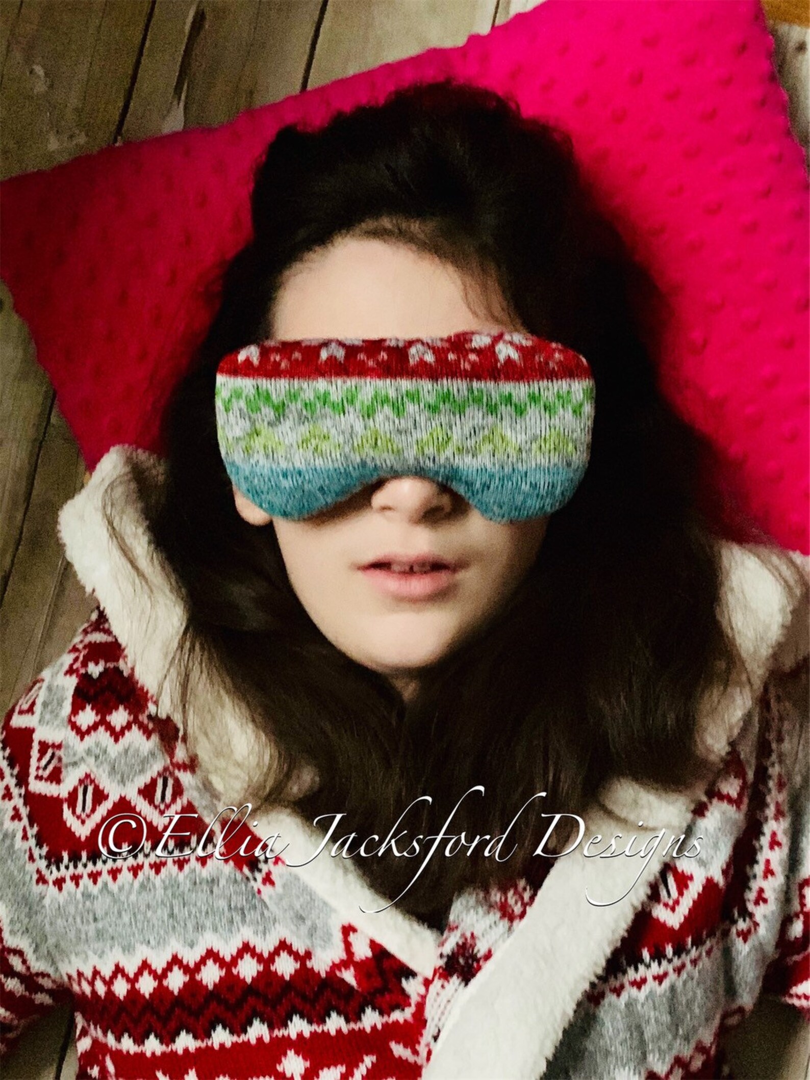 ITH Eye Pillow Sleep Mask Embroidery Design Etsy