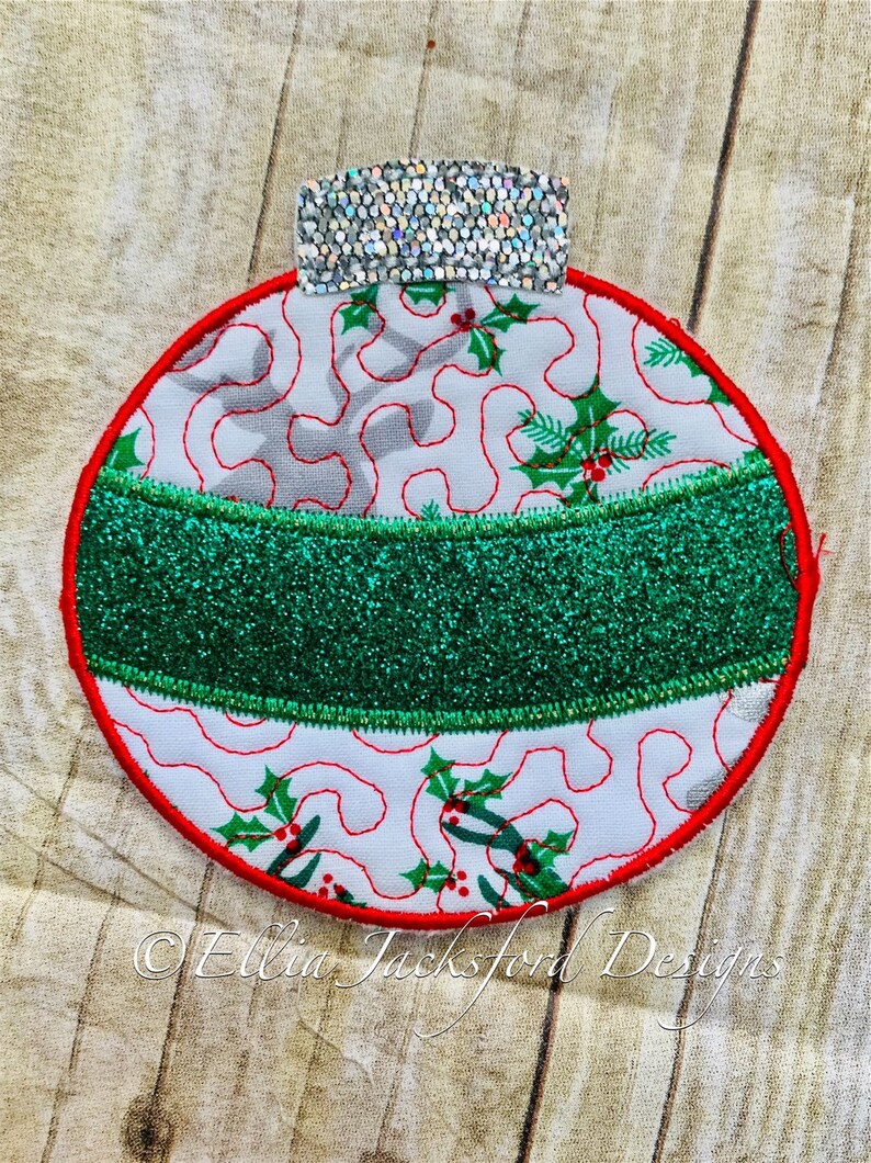 Ith christmas ornament coaster jessecmault file two finishes  etsy