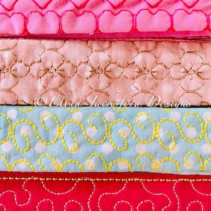ITH Wristlet Correas Archivo de bordado