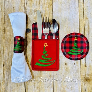 ITH Holiday Kitchen Table Set Embroidery Design