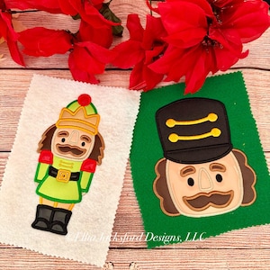 Nussknacker Applikation Stickmuster Set