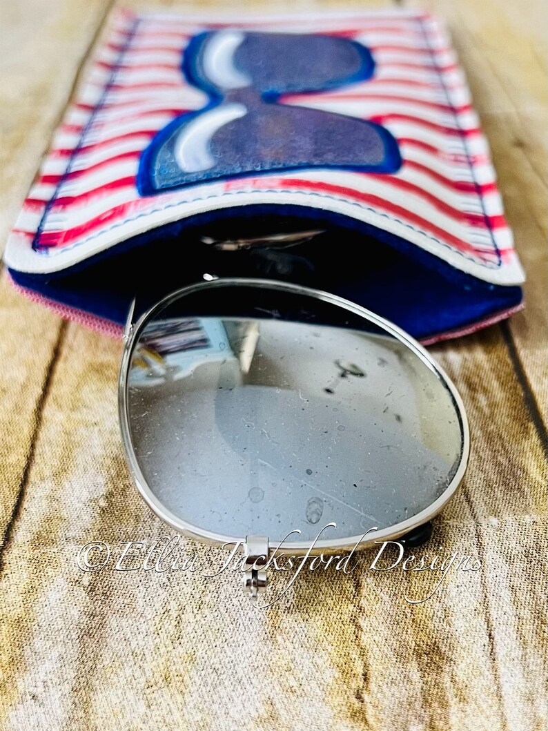 ITH Sunglasses Case Embroidery Design 2 FINISHES Etsy