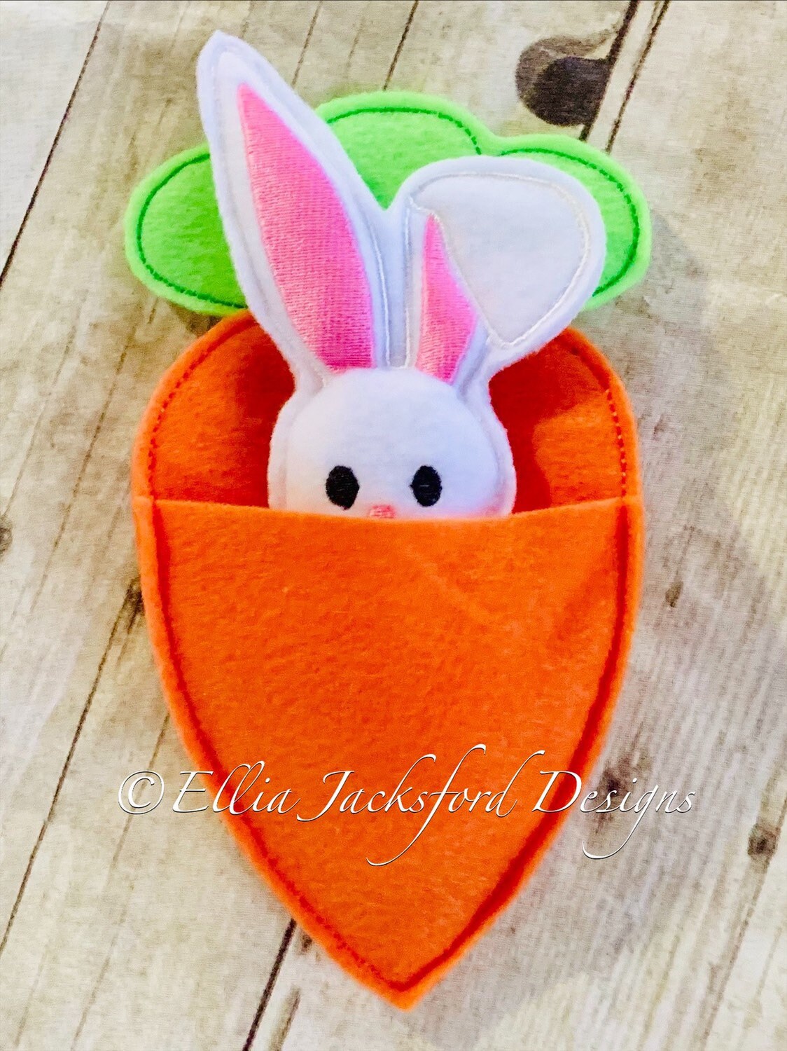 ITH Bunny With Carrot Bed - Etsy