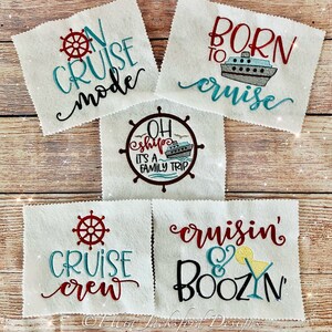 4x4 Cruise Embroidery Design SET OF 5
