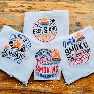 BBQ Embroidery Design SET OF 5