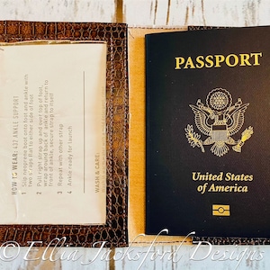 ITH Passport Holder Embroidery Design