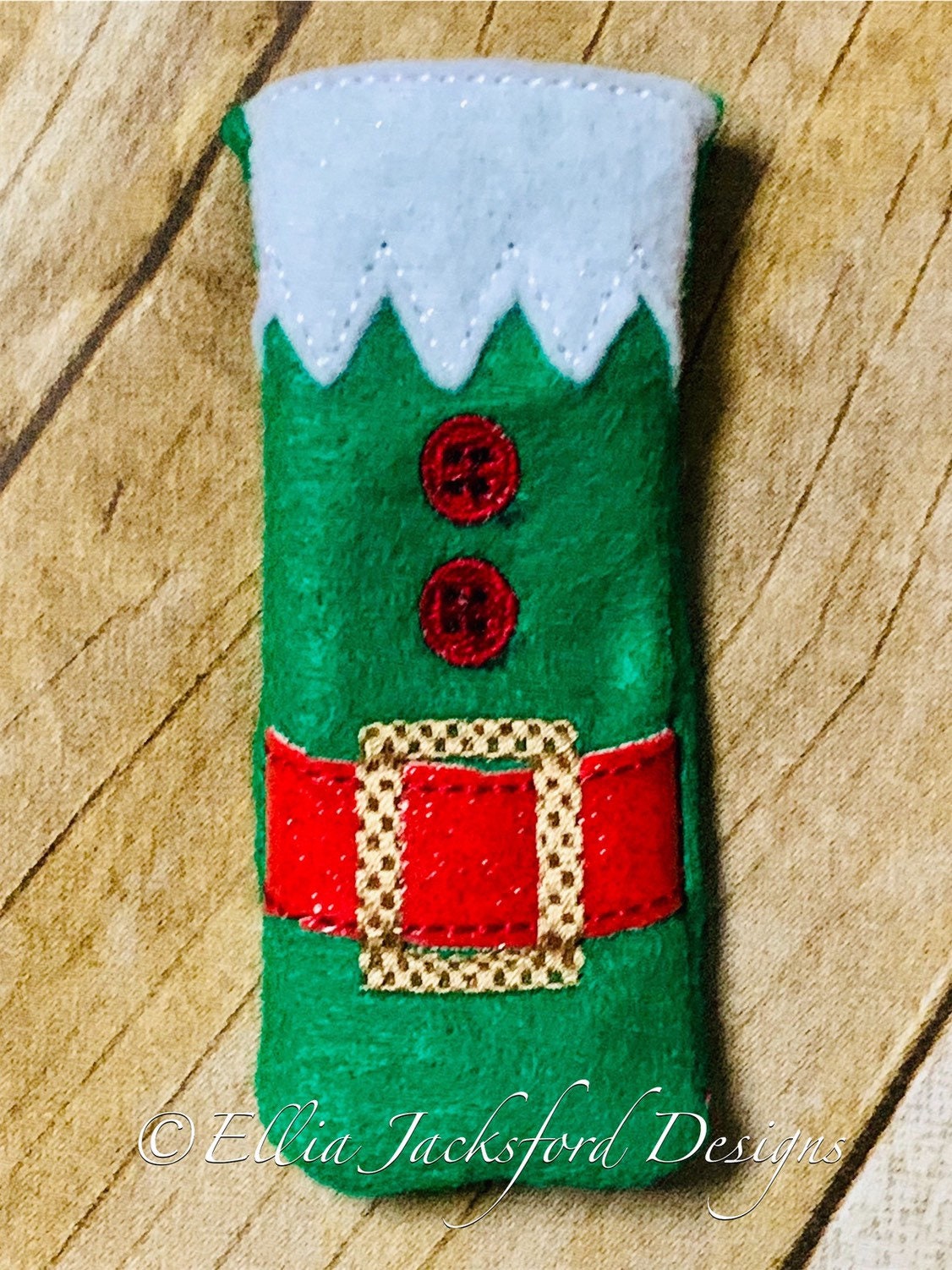 ITH Christmas Candy Cane Holders Embroidery File 2 DESIGNS Etsy