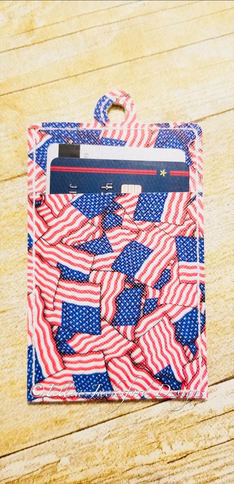 ITH Badge Holder Wallet Embroidery Design Etsy