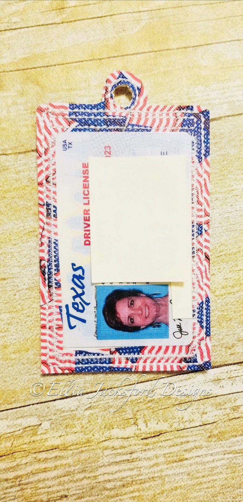 ITH Badge Holder Wallet Embroidery Design Etsy